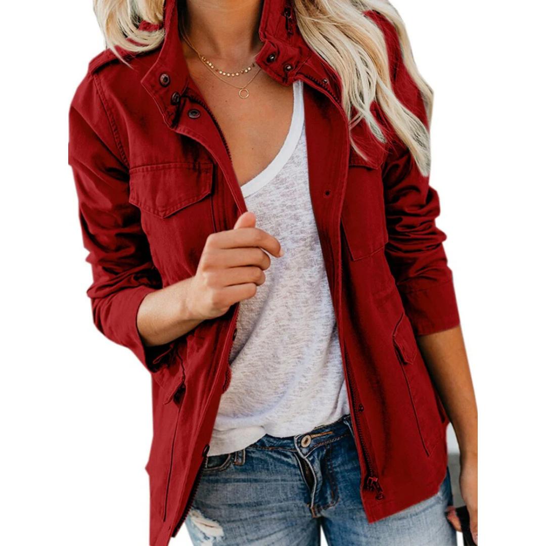 Modern chique jasje voor dames | Ritssluiting 4