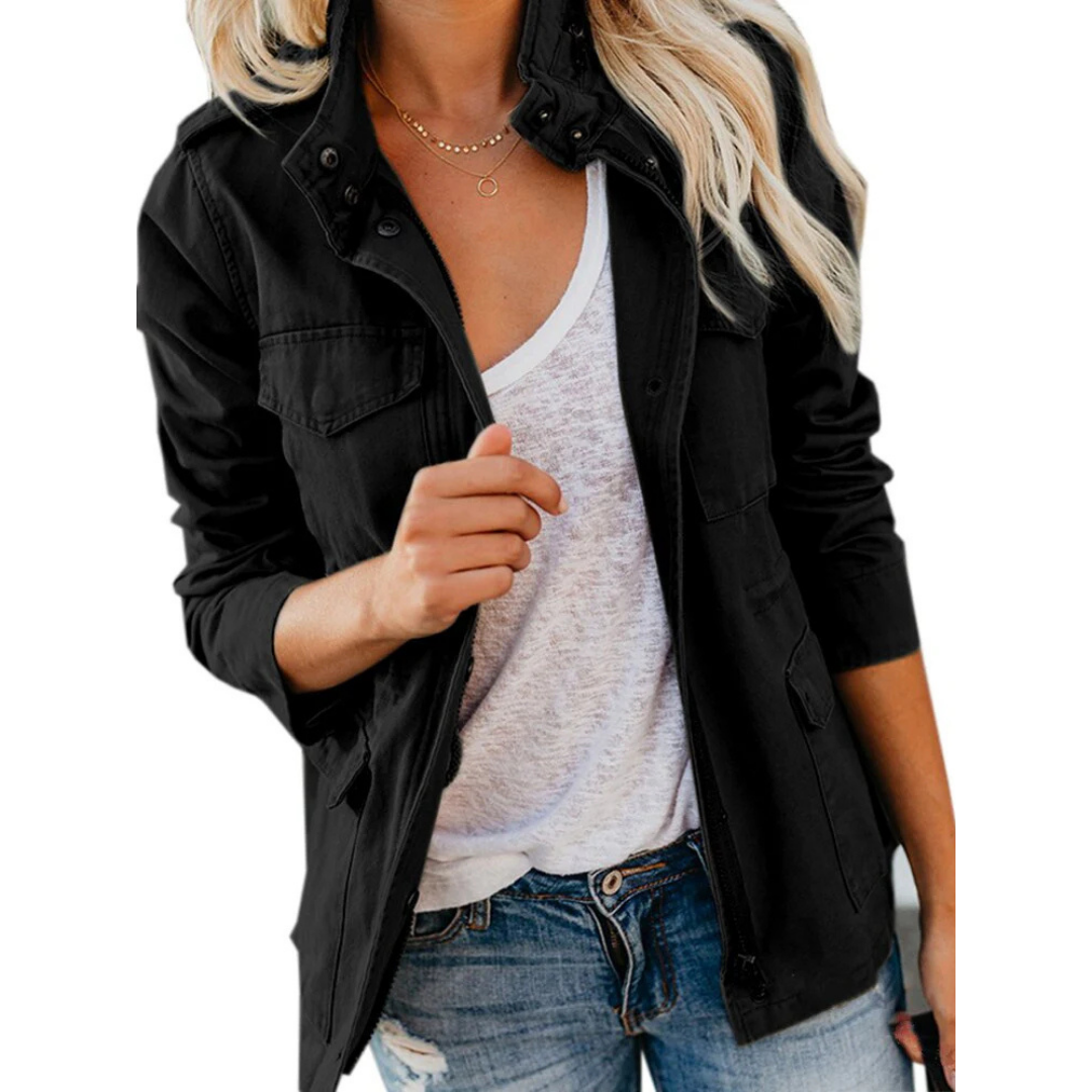 Modern chique jasje voor dames | Ritssluiting 6