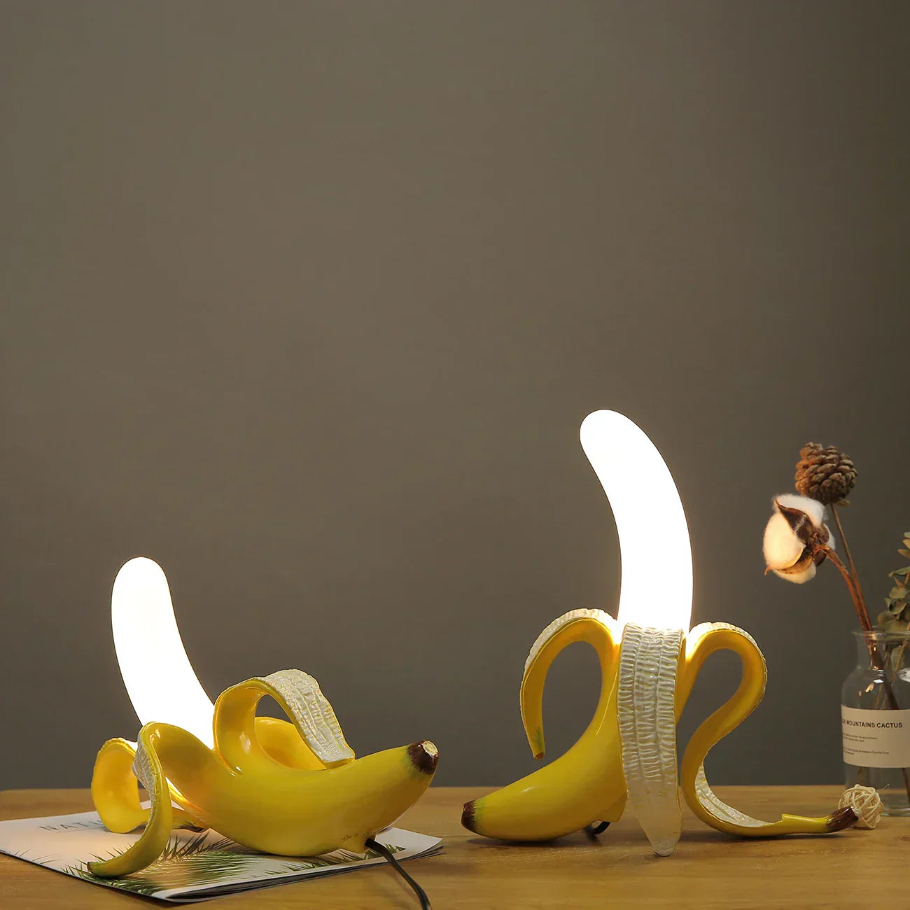 GlowNight | Speelse Bananenlamp voor Creatieve Ruimtes
