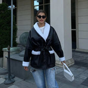 Modieus damesjack met riem | Winter 0