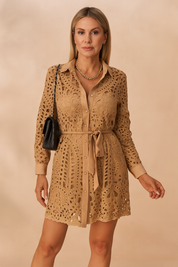 Mooie zomerjurk in een elegante en verfijnde kant 2
