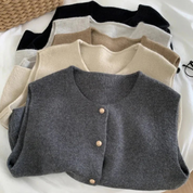 Mouwloos damesvest met knopen | Casual 1