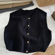 Mouwloos damesvest met knopen | Casual 2