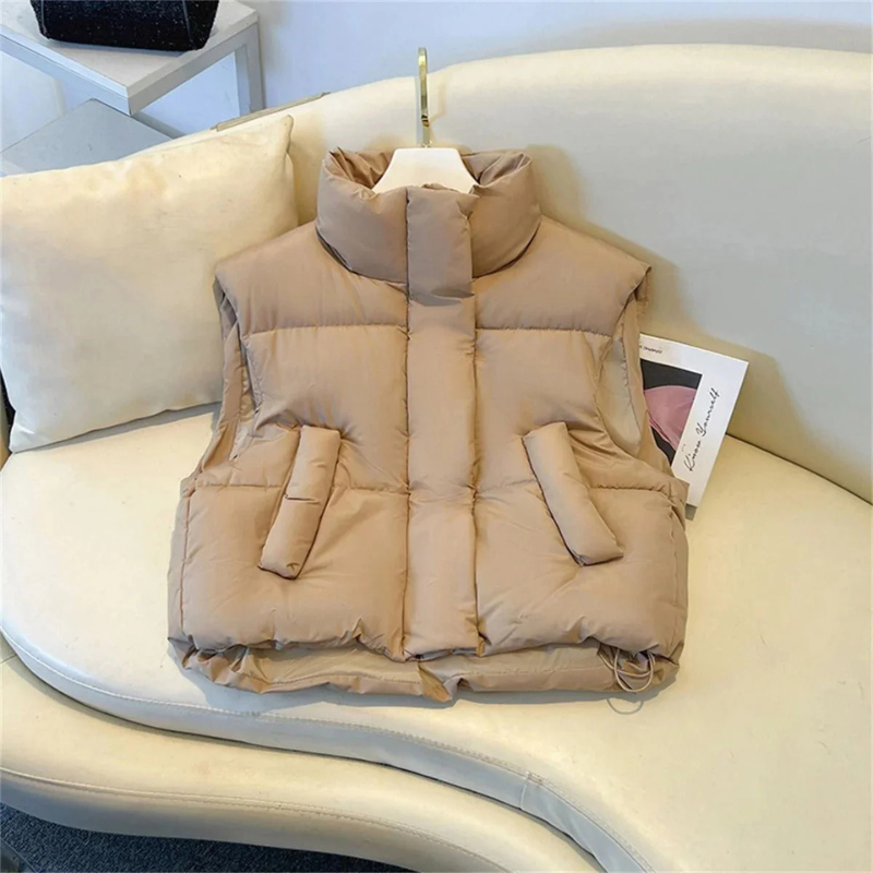 Mouwloos gewatteerd vest voor dames | Warm 0
