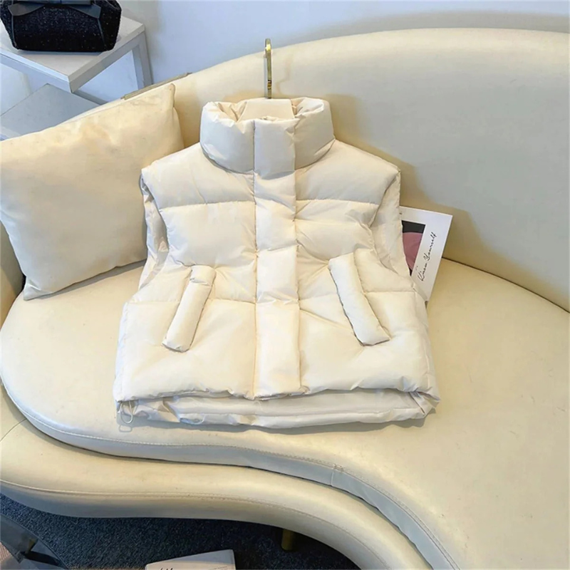 Mouwloos gewatteerd vest voor dames | Warm 1