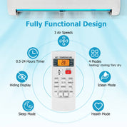 Multi-merk airconditioner afstandsbediening – Universele AC-controller met snelle installatie | Gemakkelijk te vervangen | Voor thuis en op het werk 2