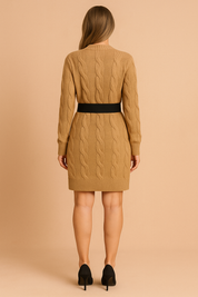 Nathalie gebreide trui jurk 5
