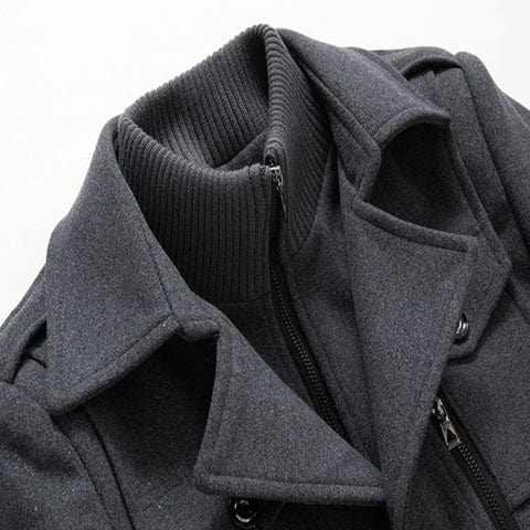 Abel | Warm en Elegant Tweedelige Winterjas voor Heren