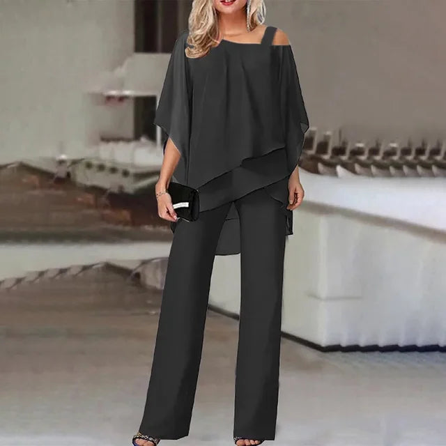 Angie - Strijluxe Dames Set in Twee Stukken