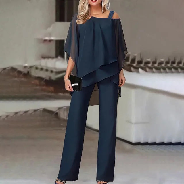 Angie - Strijluxe Dames Set in Twee Stukken