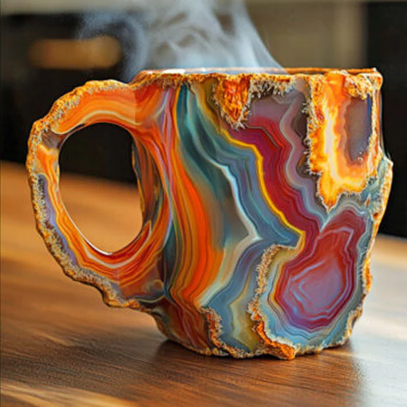 Nieuwe mineraalkristal koffiemokken 4