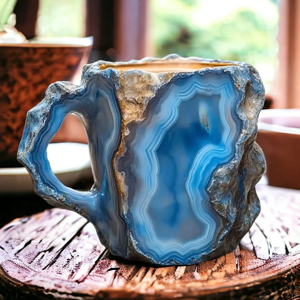 Nieuwe mineraalkristal koffiemokken 8