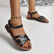 Dames Luxe Comfort Sandalen met Elegante Riemen