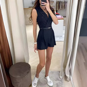 Mila | Korte Jumpsuit Mouwloos