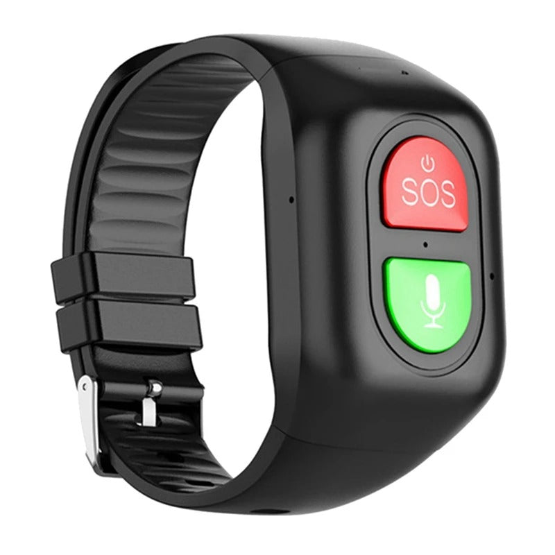 Oudere GPS-smartwatch – 4G SOS-tracker, gezondheidsmonitoring en noodwaarschuwingen 0