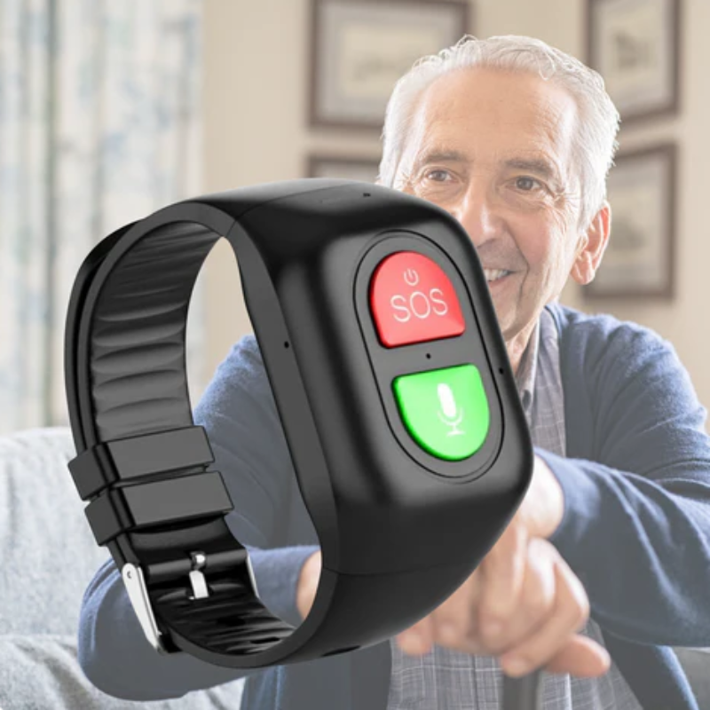 Oudere GPS-smartwatch – 4G SOS-tracker, gezondheidsmonitoring en noodwaarschuwingen 1
