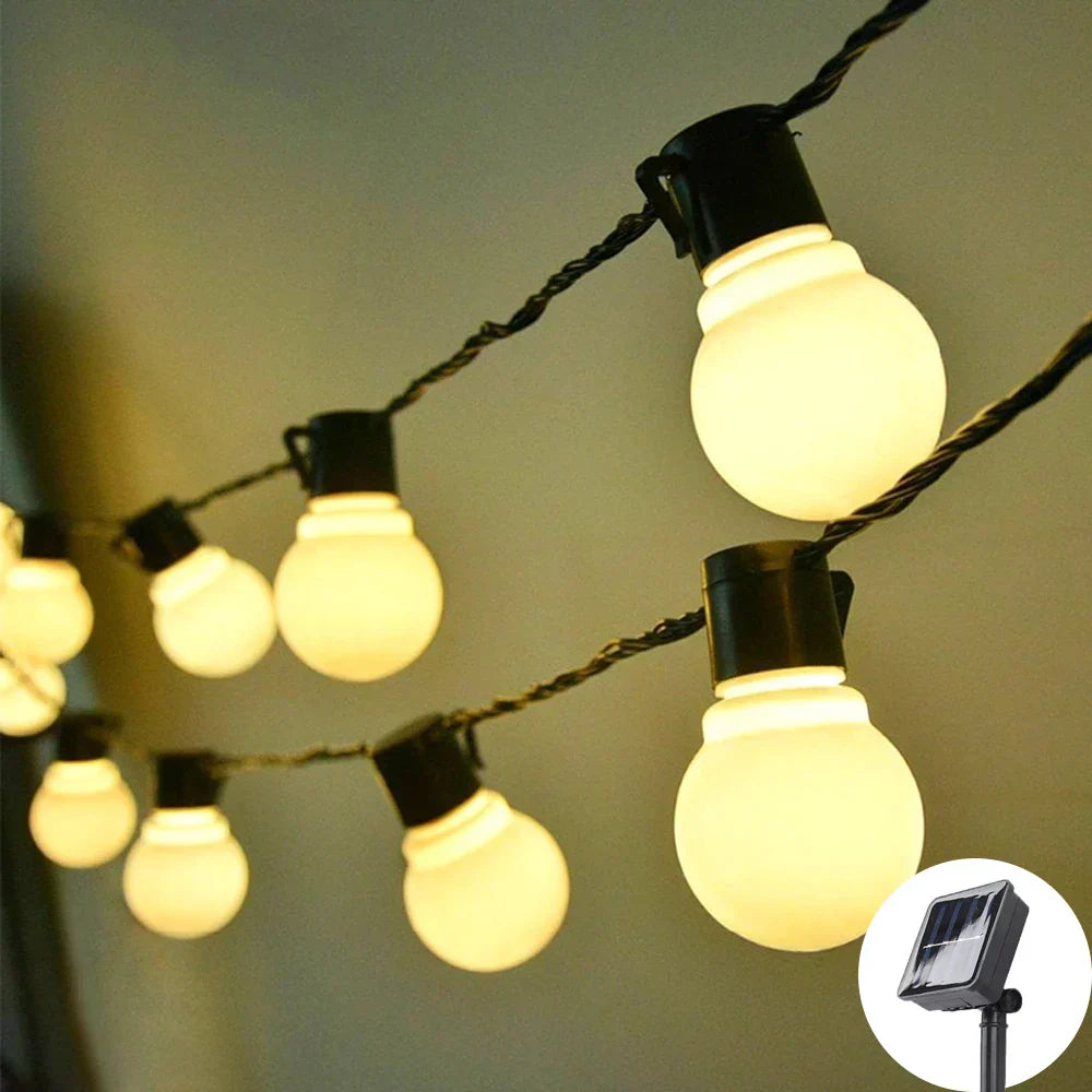 LumiGlow | Zonne-energie Stringverlichting voor Buiten Decoratie