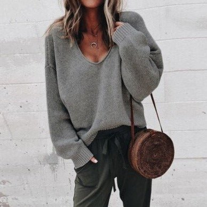 Oversized casual trui voor dames | Warm 0