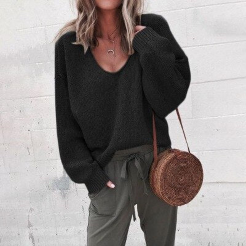 Oversized casual trui voor dames | Warm 3