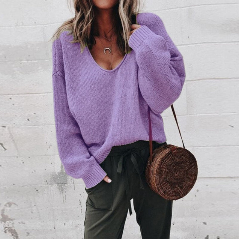 Oversized casual trui voor dames | Warm 4