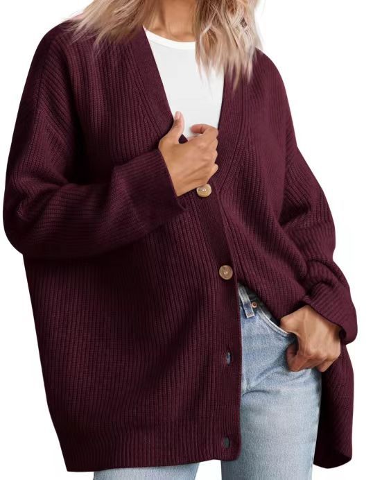 Oversized damescardigan | Gestreept 2