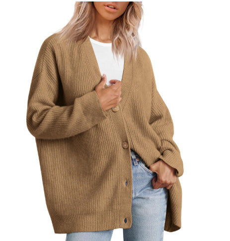 Oversized damescardigan | Gestreept 3