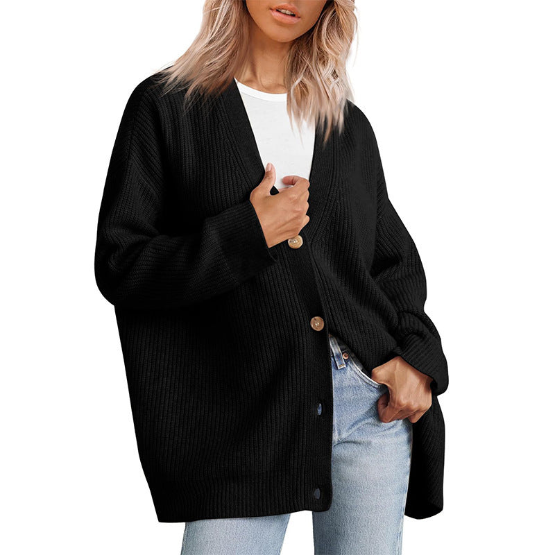 Oversized damescardigan | Gestreept 5