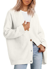 Oversized damescardigan | Gestreept 6