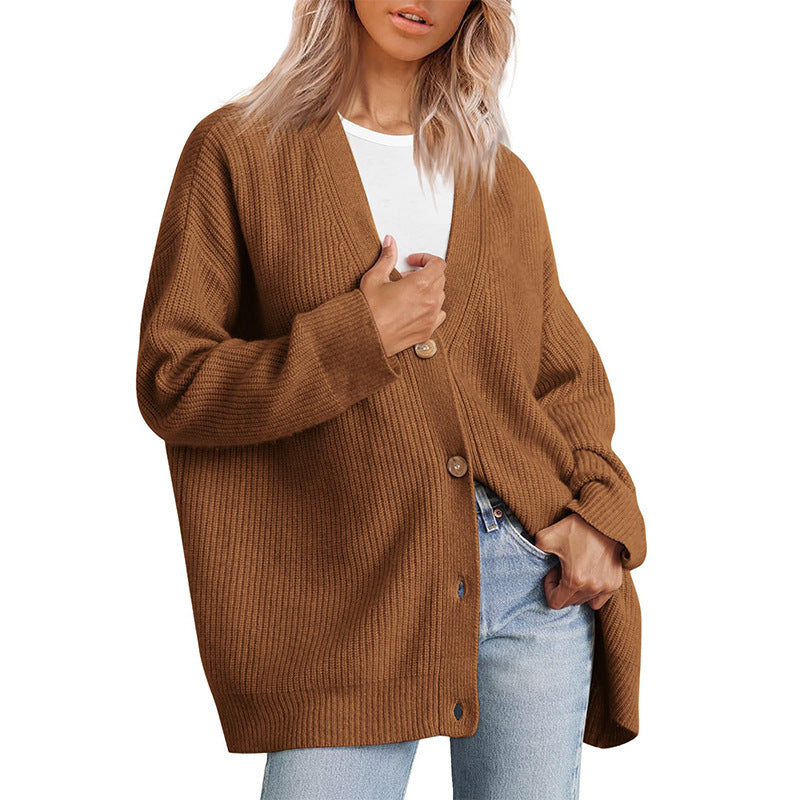 Oversized damescardigan | Gestreept 9