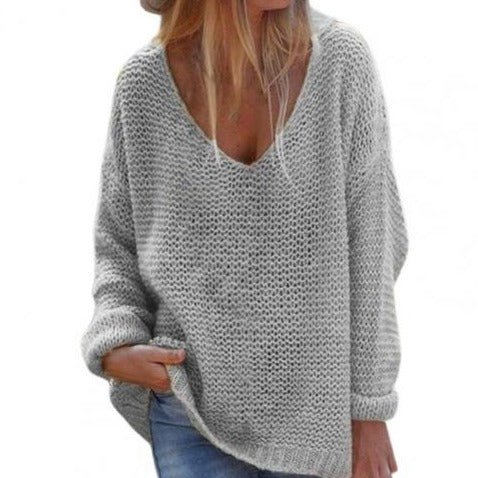 Oversized gebreide trui voor dames | Warm 1