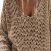 Oversized gebreide trui voor dames | Warm 3