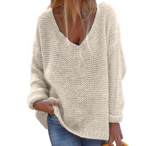 Oversized gebreide trui voor dames | Warm 6