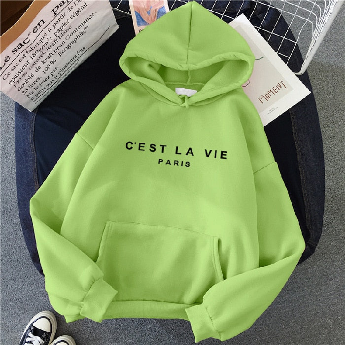 Oversized hoodie met print voor dames | Kangoeroezak 1