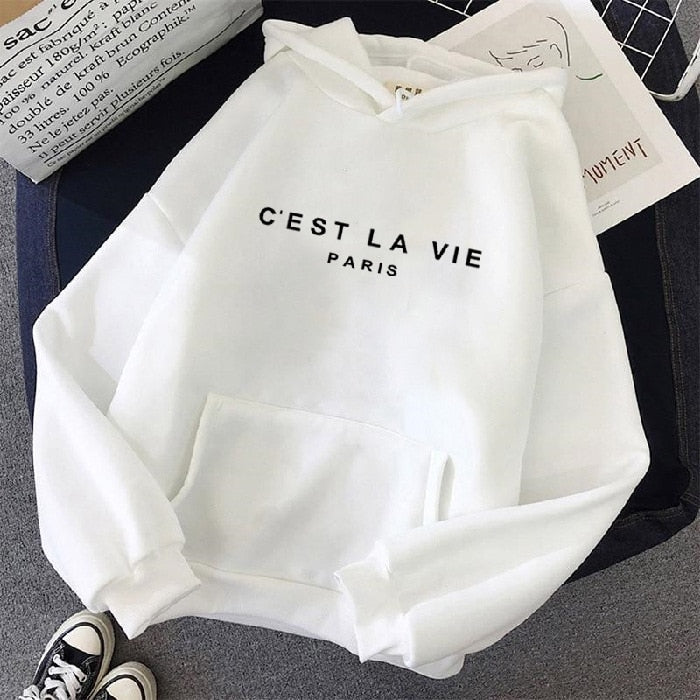 Oversized hoodie met print voor dames | Kangoeroezak 2
