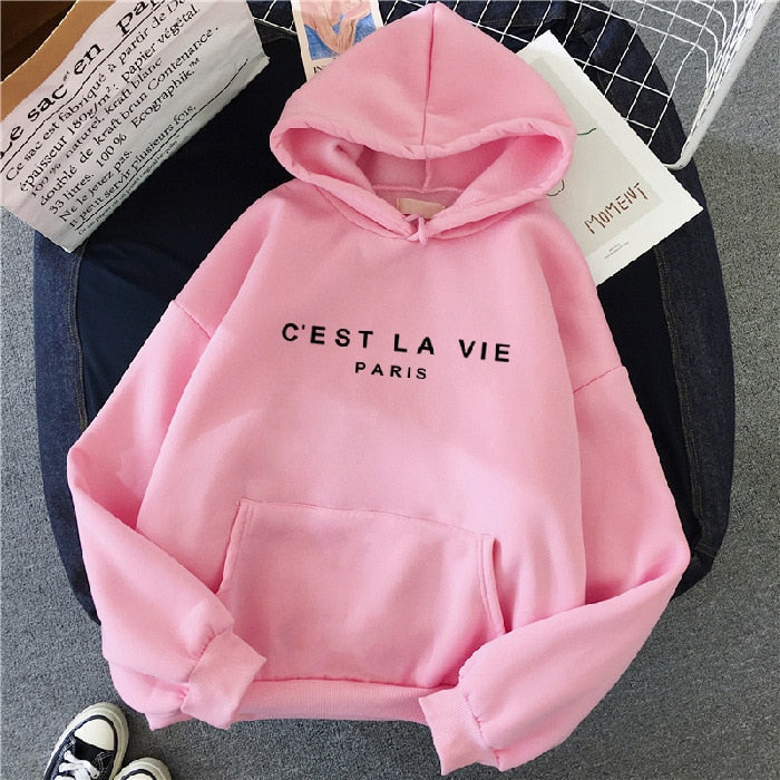 Oversized hoodie met print voor dames | Kangoeroezak 4