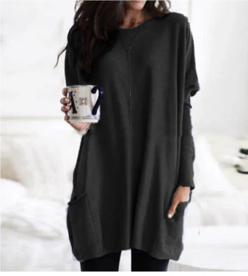 Oversized trui met lange mouwen voor dames | Warm 0