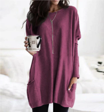 Oversized trui met lange mouwen voor dames | Warm 1