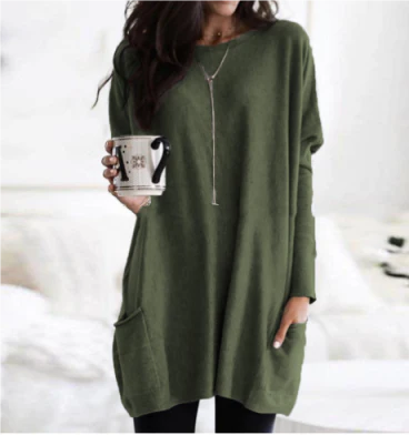 Oversized trui met lange mouwen voor dames | Warm 2