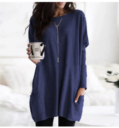 Oversized trui met lange mouwen voor dames | Warm 3
