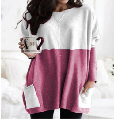 Oversized trui met lange mouwen voor dames | Warm 5