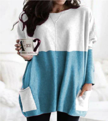 Oversized trui met lange mouwen voor dames | Warm 6