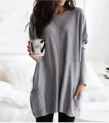 Oversized trui met lange mouwen voor dames | Warm 7