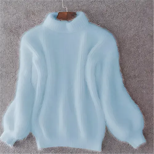 Oversized warme wintertrui voor dames | Lange mouwen 0