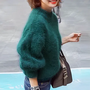 Oversized warme wintertrui voor dames | Lange mouwen 4