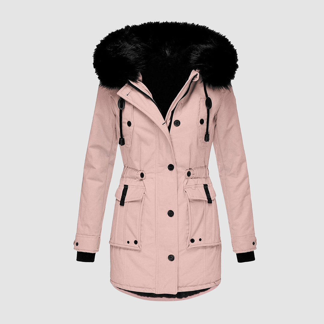 Eira | Warme Winterjas met Stijlvolle Capuchon en Zakken