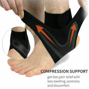 Plantar Ankle X Wrap Brace Ondersteuning Compressiekous 2