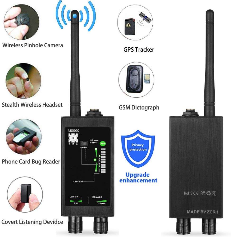 Professionele verborgen camera's en bugdetector RF-signaal 4