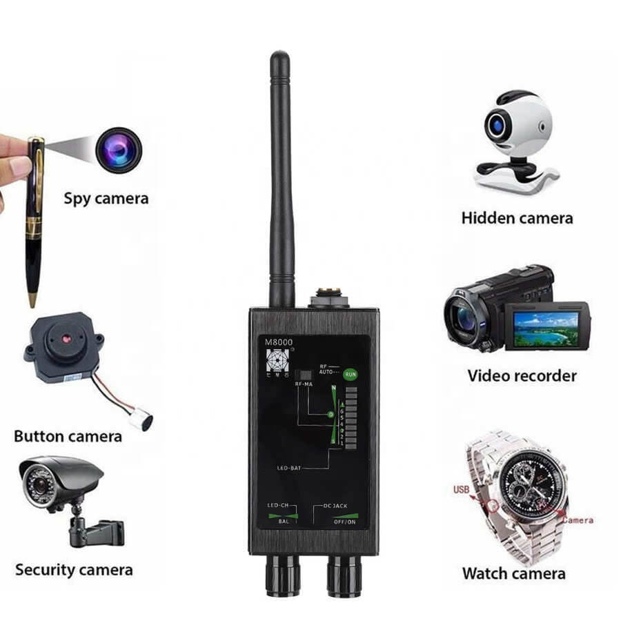 Professionele verborgen camera's en bugdetector RF-signaal 6
