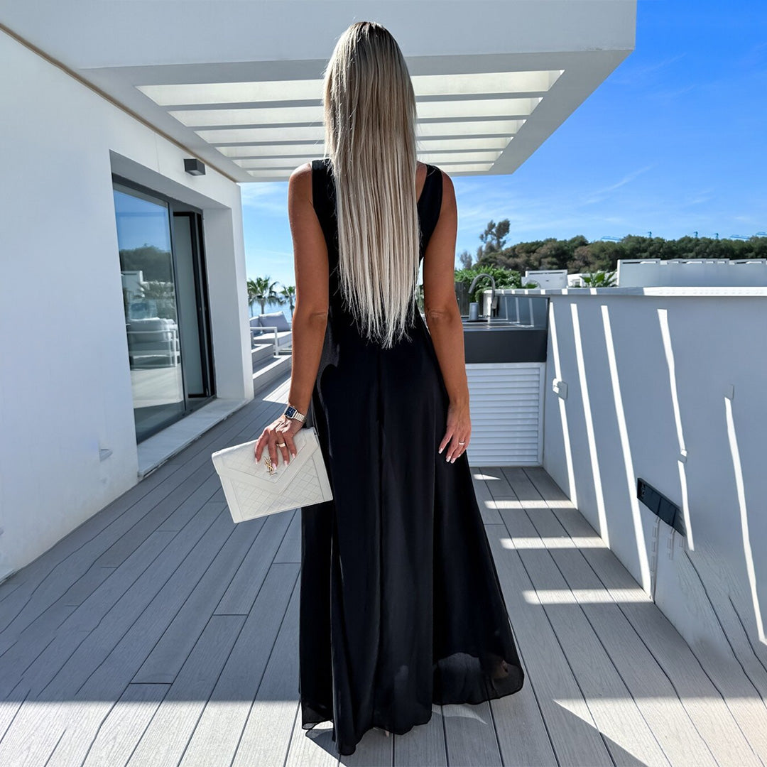 QUEENIE | Trendy denim jumpsuit met een elegante uitstraling