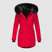 Eira | Warme Winterjas met Stijlvolle Capuchon en Zakken